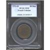 Image 1 : 1711-D 30DEN French Colonies 30 Deniers VF25 PCGS.
