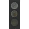 Image 1 : A trio of "1755" SOU M French Colonies Sou Marque Restrikes or Fantasy Pieces, all VF30 to AU50 Unce