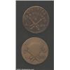 Image 1 : 1767-A 9DEN French Colonies Copper Sou, RF Counterstamp Fine 12 Uncertified, Breen-701, minted for F