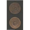 Image 2 : 1767-A 9DEN French Colonies Copper Sou, RF Counterstamp Fine 12 Uncertified, Breen-701, minted for F