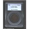 Image 1 : 1786 COPPER New Jersey Copper, Narrow Shield VF25 PCGS.