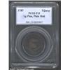 Image 1 : 1787 COPPER New Jersey Copper, Large Planchet, Plain Shield Fine 15 PCGS.