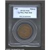 Image 1 : 1787 COPPER New Jersey Copper, Large Planchet, Plain Shield VF25 PCGS.