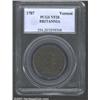 Image 1 : 1787 COPPER Vermont Copper, BRITANNIA VF20 PCGS.