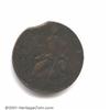 Image 2 : 1787 COPPER Vermont Copper, BRITANNIA VF30 Clipped Planchet, Corroded Uncertified.