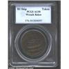 Image 1 : 1778-1779 TOKEN Rhode Island Ship Token, Wreath Below, Brass AU50 PCGS.