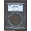 Image 1 : 1781 TOKEN North American Token XF45 PCGS.