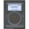 Image 1 : 1794 TOKEN Franklin Press Token MS62 Brown PCGS.