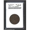 Image 1 : 1787 1C Fugio Cent, STATES UNITED, Cinquefoils--Rim Damaged--ANACS.