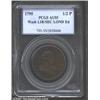 Image 1 : 1795 1/2P Washington Liberty & Security Halfpenny, LONDON Edge AU55 PCGS.