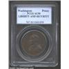 Image 1 : Undated PENNY Washington Liberty & Security Penny AU50 PCGS.