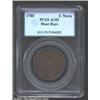 Image 1 : 1785 COPPER Nova Constellatio Copper, Blunt Rays AU55 PCGS.
