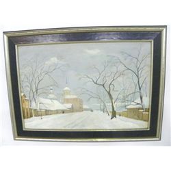 Winter Scene oil painting
