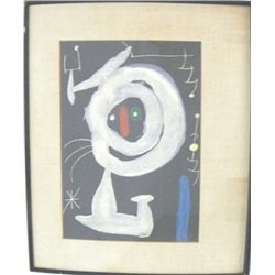 Miro lithograph