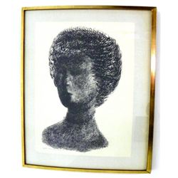 Emilio Greco Female Head etching