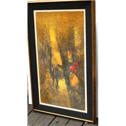 Lebadang abstract lithograph