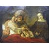 Image 2 : 18-19th c oil painting Jacob Blessing the Sons