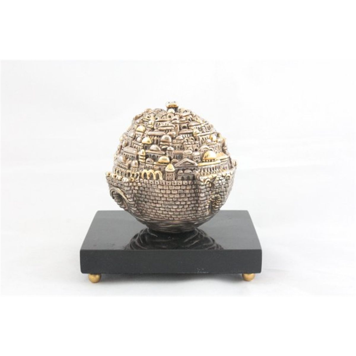 Ben Zion silver Jerusalem sculpture