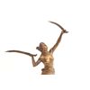 Image 3 : Eugene Barillot Female Warrior bronze sculpture
