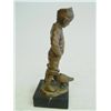 Image 3 : Felling-Schmidt bronze boy w/duck sculpture