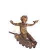Image 4 : Pair of 19thc bronze cherubs