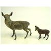 Image 1 : Two Vienna bronze deer sculptures