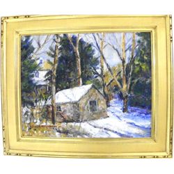 P. David Rauschenberger oil painting