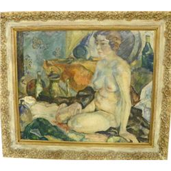 Russian Nude oil painting Irving Pasternack