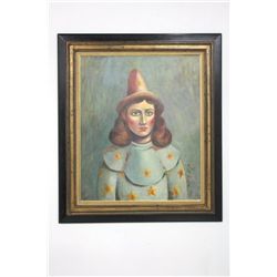 Walt Kuhn Portrait of a Female Clown oil painting