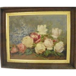 Alfons Karpinski Peony Still Life oil painting