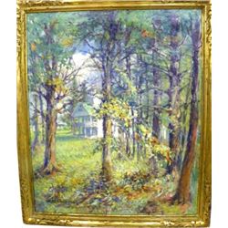 Harriette Bowdoin  Landscape oil painting