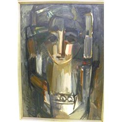 Alexander Sachol Abstract Portrait oil painting