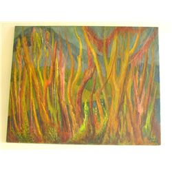 Ethel Smul Abstract oil painting