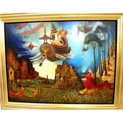 Russian Contemporary Surreal oil