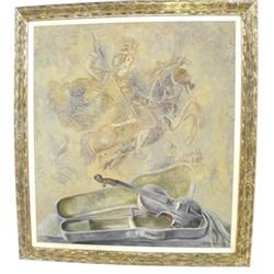 Lev Meshberg Russian/Amer oil painting