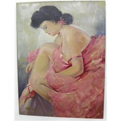 Pal Fried Ballerina oil painting