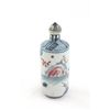 Image 2 : Copper red & blue snuff bottle depicting figures