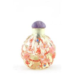 Chinese crystal snuff bottle