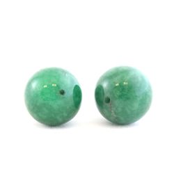 Beautiful pair Chinese jade balls