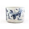 Image 4 : Blue & white Guanyao brushpot Bitong