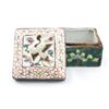 Image 3 : Set of 2 square porcelain boxes