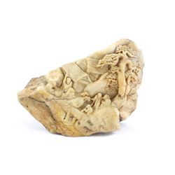 Magnificent carved softstone