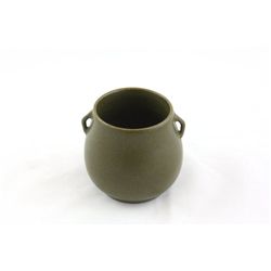 Chinese tea dust glazed Celadon vase