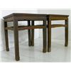 Image 1 : Pair Chinese 19th c. Zitan square tables
