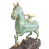 Image 4 : 20th c. pair Chinese cloisonne "Horses" on stands