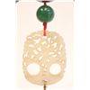 Image 3 : 18th c Chinese white jade hanging good luck charms