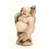 Image 1 : 19th c. Chinese soft white jade "Buddha" figure