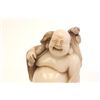 Image 2 : 19th c. Chinese soft white jade "Buddha" figure