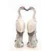 Image 5 : Pair 19th c. Chinese figures of "Cranes"