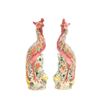 Image 1 : Pair 19th c Chinese Rose Famille porcelain figures